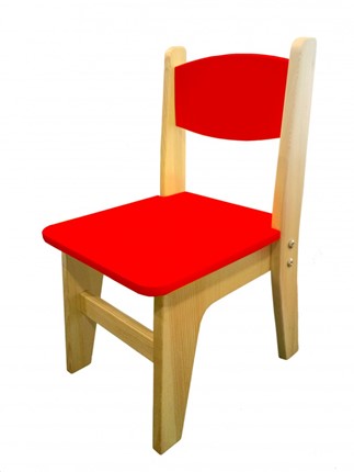 Детский стульчик Вуди красный (H 300) в Челябинске - изображение