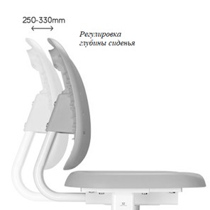 Растущая парта и стул Piccolino III Grey в Миассе - предосмотр 1