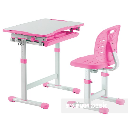 Растущая парта и стул Piccolino III Pink в Миассе - изображение 1