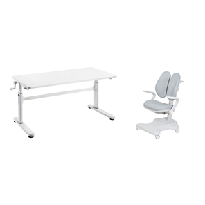 Комплект парта + кресло Imparare Grey + Estate Grey + чехол для кресла в подарок в Миассе - предосмотр