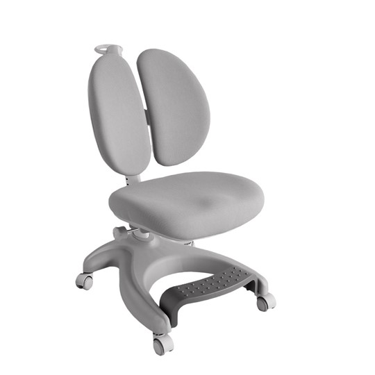 Комплект парта + кресло Nerine Grey +  Solerte Grey + чехол для кресла в подарок! в Челябинске - изображение 4