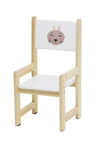Комплект детской мебели Polini kids Eco 400 SM, Лесная сказка, 68х55 см белый-натуральный в Челябинске - предосмотр 5