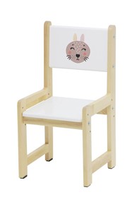 Комплект детской мебели Polini kids Eco 400 SM, Лесная сказка, 68х55 см белый-натуральный в Миассе - предосмотр 6