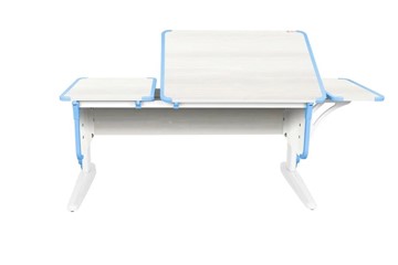 Детский стол-трансформер 4/75-40 (СУТ.42)  + Polka_b 4/550 Рамух белый/белый/ниагара в Миассе
