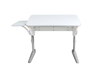 Растущий стол 5/100 (СУТ.46) + Polka_b 5/550  Рамух белый/серый/бежевый в Копейске