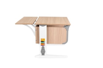 Детский стол-трансформер 6/60 (СУТ.47) + Polka_z 6/600 Ясень/белый/серый в Копейске