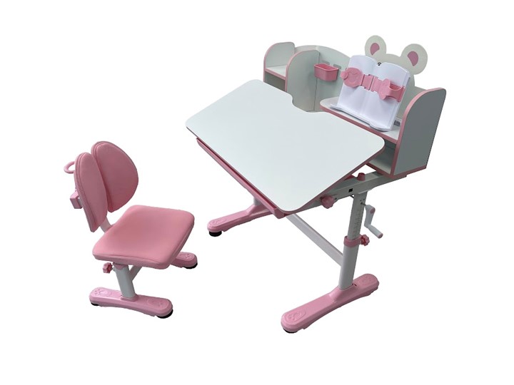 Стол растущий и стул Carezza Pink FUNDESK в Копейске - изображение 2