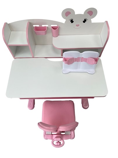 Стол растущий и стул Carezza Pink FUNDESK в Копейске - изображение 6