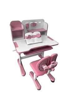 Растущая парта и стул Vivo Pink FUNDESK в Миассе - предосмотр 2