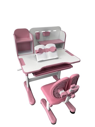 Растущая парта и стул Vivo Pink FUNDESK в Копейске - изображение 2
