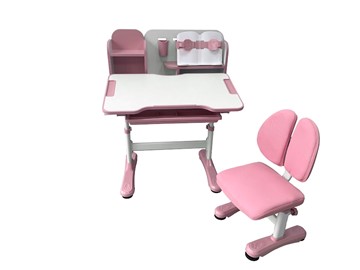 Растущая парта и стул Vivo Pink FUNDESK в Златоусте - предосмотр 3