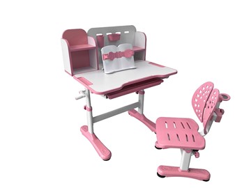 Растущая парта и стул Vivo Pink FUNDESK в Копейске