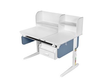 Детский стол-трансформер Lp/70-45 (СУТ.62 PRO) + Tumba 8 с лотком белый/белый/лаванда в Миассе