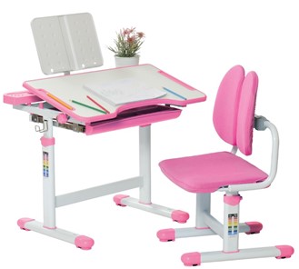 Комплект растущей мебели Rifforma SET Holto-18 розовый в Копейске