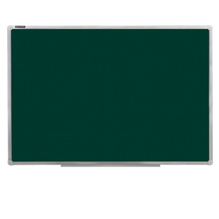 Доска  для мела 90х120 см, зеленая, ГАРАНТИЯ 10 ЛЕТ, РОССИЯ, BRAUBERG, 231706 в Челябинске - изображение