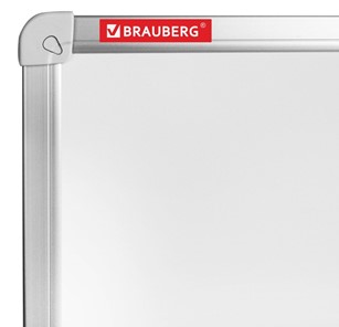Магнитная доска для рисования BRAUBERG 80х100 см, алюминиевая рамка в Миассе - предосмотр 2