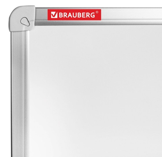 Магнитная доска для рисования BRAUBERG 80х100 см, алюминиевая рамка в Миассе - изображение 2