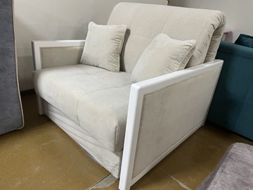 Кресло-кровать Токио 5 90 (ППУ) Флок Benefit 16 ,бук белый в Троицке