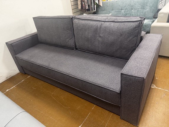 Прямой диван Эдельвейс БД Simple 21 велюр в Златоусте - изображение
