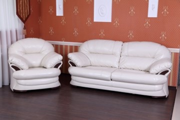 Прямой диван Квин 6 БД и 1 кресло в Златоусте